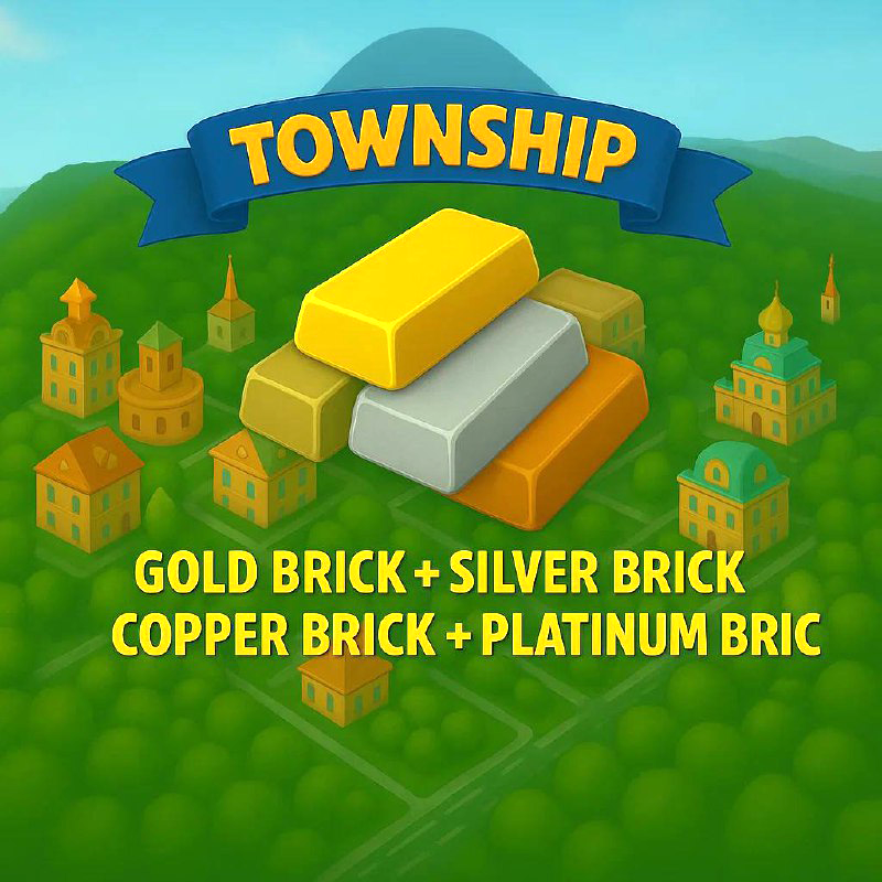 Gold Brick + Silver Brick + Copper Brick + Platinum Brick