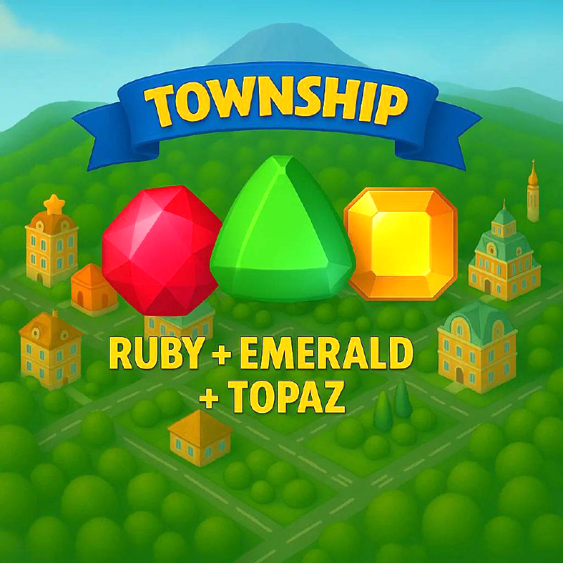 Robijn + Smaragd + Topaas